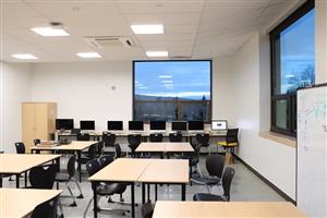 a 2nd floor classroom of the Phase 4 addition